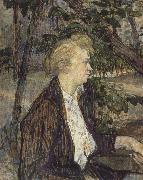 Henri De Toulouse-Lautrec, Woman Seated in a Garden